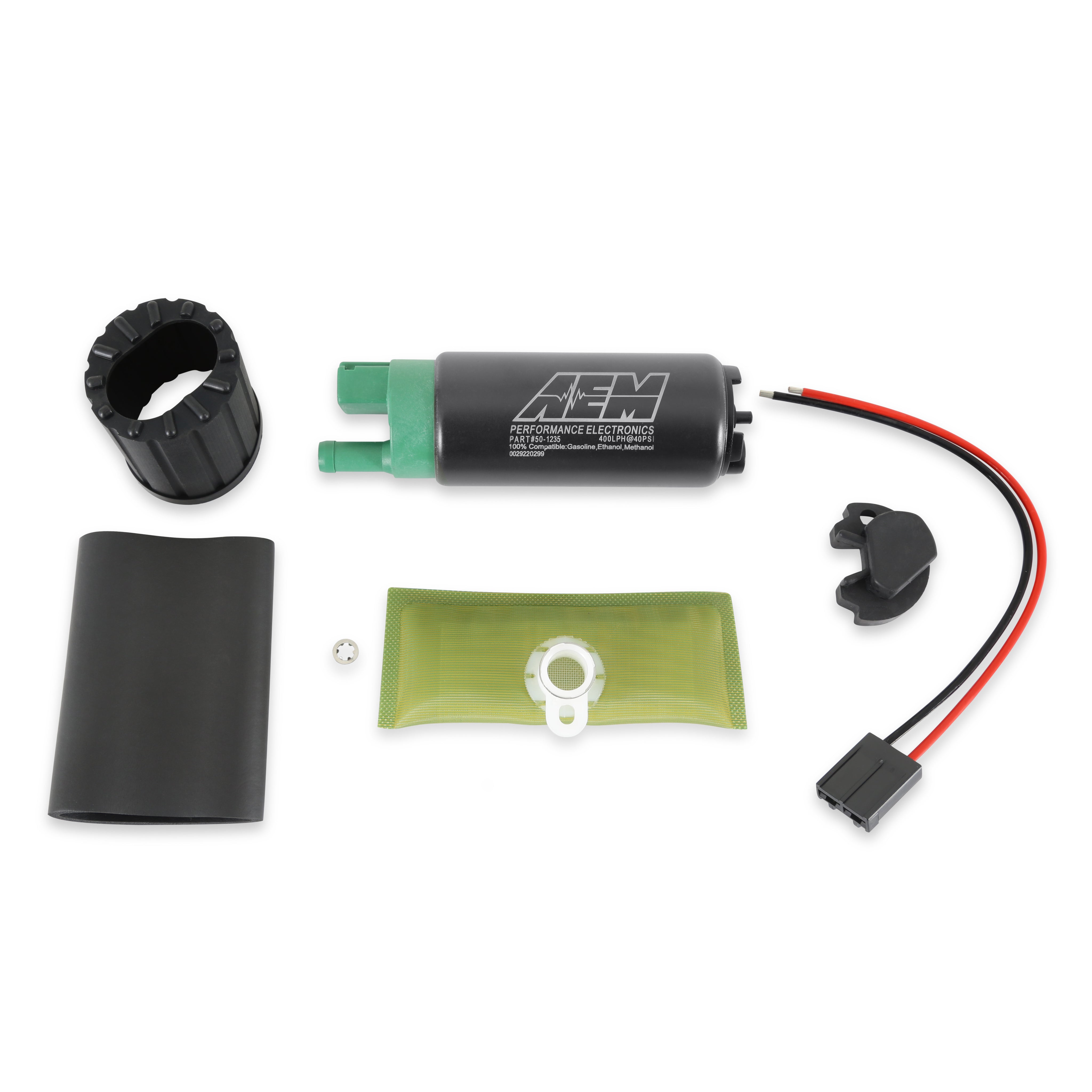 AEM Electronics High Flow In-Tank Electric Fuel Pump - 400 lph at 40 psi 50-1235