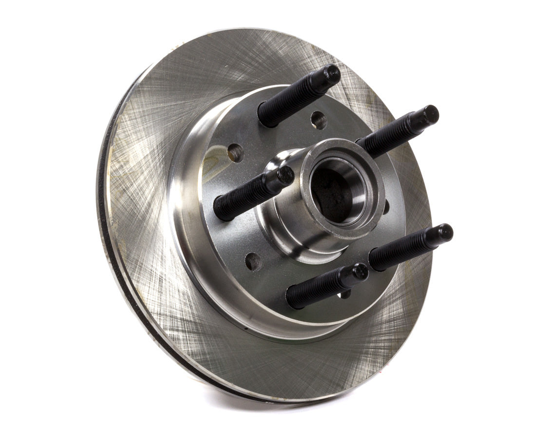 AFCO Hybrid Hub Brake Rotor - Straight Vane - 10.13 in OD - 0.813 in Thick - 5 x 5.000 in Bolt Pattern - Long Stud