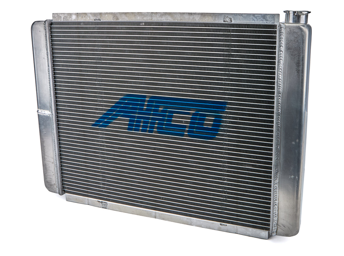 AFCO Double Pass Aluminum Radiator - 19" x 27.5" - 13.7 lbs.