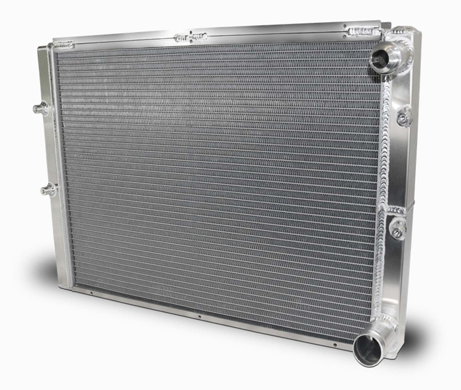 AFCO Aluminum Dual Pass Radiator - 27.5 in W x 18 in H x 2 in D