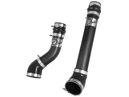 aFe Power BladeRunner Aluminum Intercooler Pipe - Black - Turbocharger to Intercooler - Dodge Cummins 1994-2002