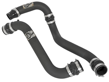 aFe Power BladeRunner Aluminum Intercooler Pipe - Black - Turbocharger to Intercooler - GM Duramax 2011-16