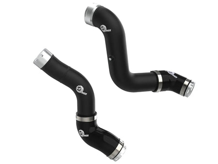 aFe Power BladeRunner Aluminum Intercooler Pipe - Black - Turbocharger to Intercooler - GM TurboMax - GM Midsize Truck 2023-25