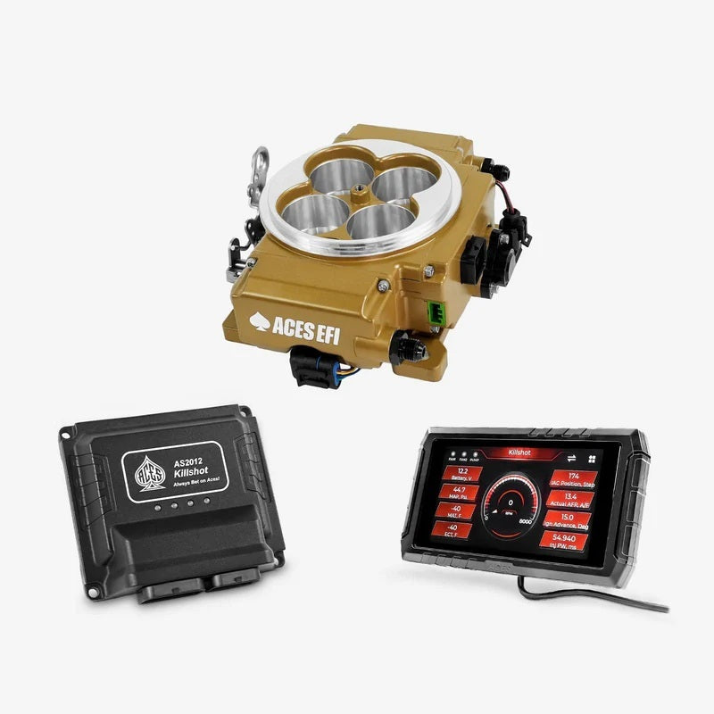 ACES Fuel Injection Killshot II 4-bbl EFI Fuel Injection - Gold Ceramic Coating