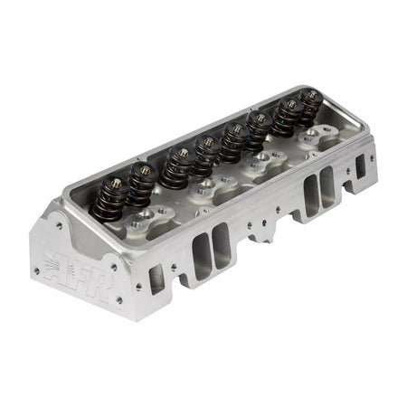 AFR SBC Enforcer Aluminum Cylinder Head - 2.050 / 1.600 in Valves - 198 cc Intake - 69 cc Chamber - 1.580 in Springs - Angled Plug - Small Block Chevy