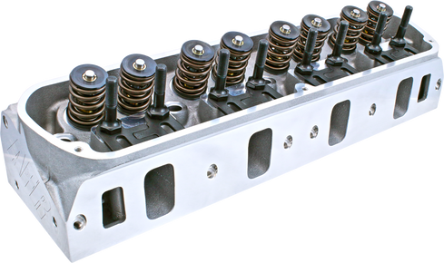 AFR Enforcer Assembled Aluminum Cylinder Head - 1.900 / 1.600 in Valves - 185 cc Intake - Angle Plug - Small Block Ford