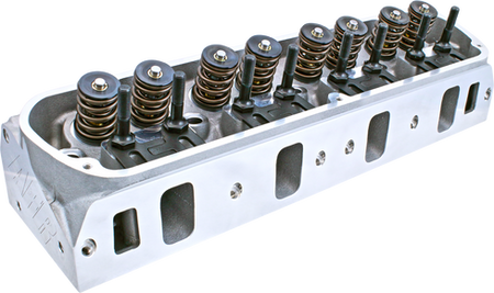 AFR Enforcer Assembled Aluminum Cylinder Head - 1.900 / 1.600 in Valves - 185 cc Intake - Angle Plug - Small Block Ford