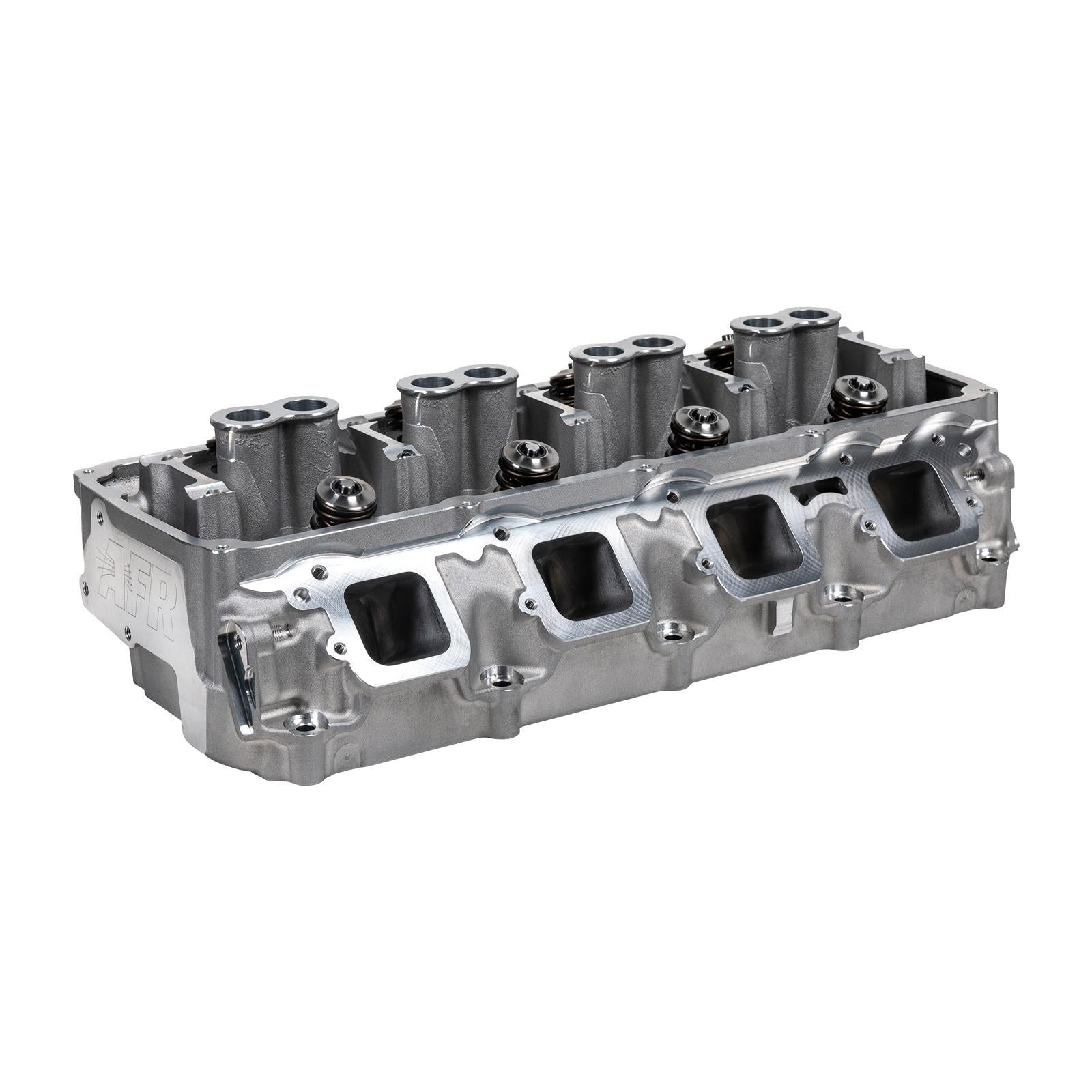 AFR Black Hawk Aluminum Cylinder Head - Left Side - 2.165 / 1.650 in Valves - 224 cc Intake - 73 cc Chamber - 1.270 in Springs - Straight Plug - Mopar Gen III Hemi
