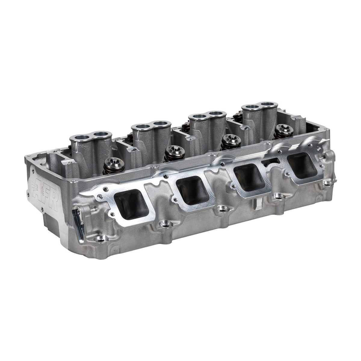AFR Black Hawk Aluminum Cylinder Head - Right Side - 2.165 / 1.650 in Valves - 224 cc Intake - 73 cc Chamber - 1.270 in Springs - Straight Plug - Mopar Gen III Hemi