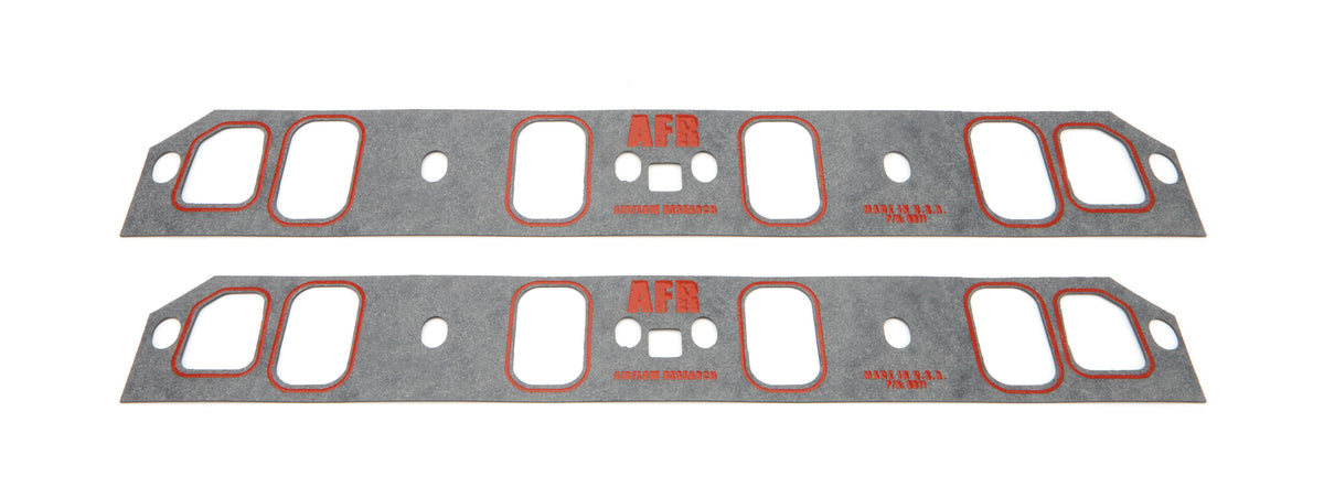 AFR Intake Manifold Gasket - 1.29 x 2.12 in Rectangle Ports - Small Block Ford (Pair)