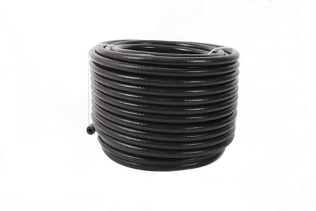 Aeromotive Braided Stainless / PTFE Hose - 6 AN - 20 ft - Black