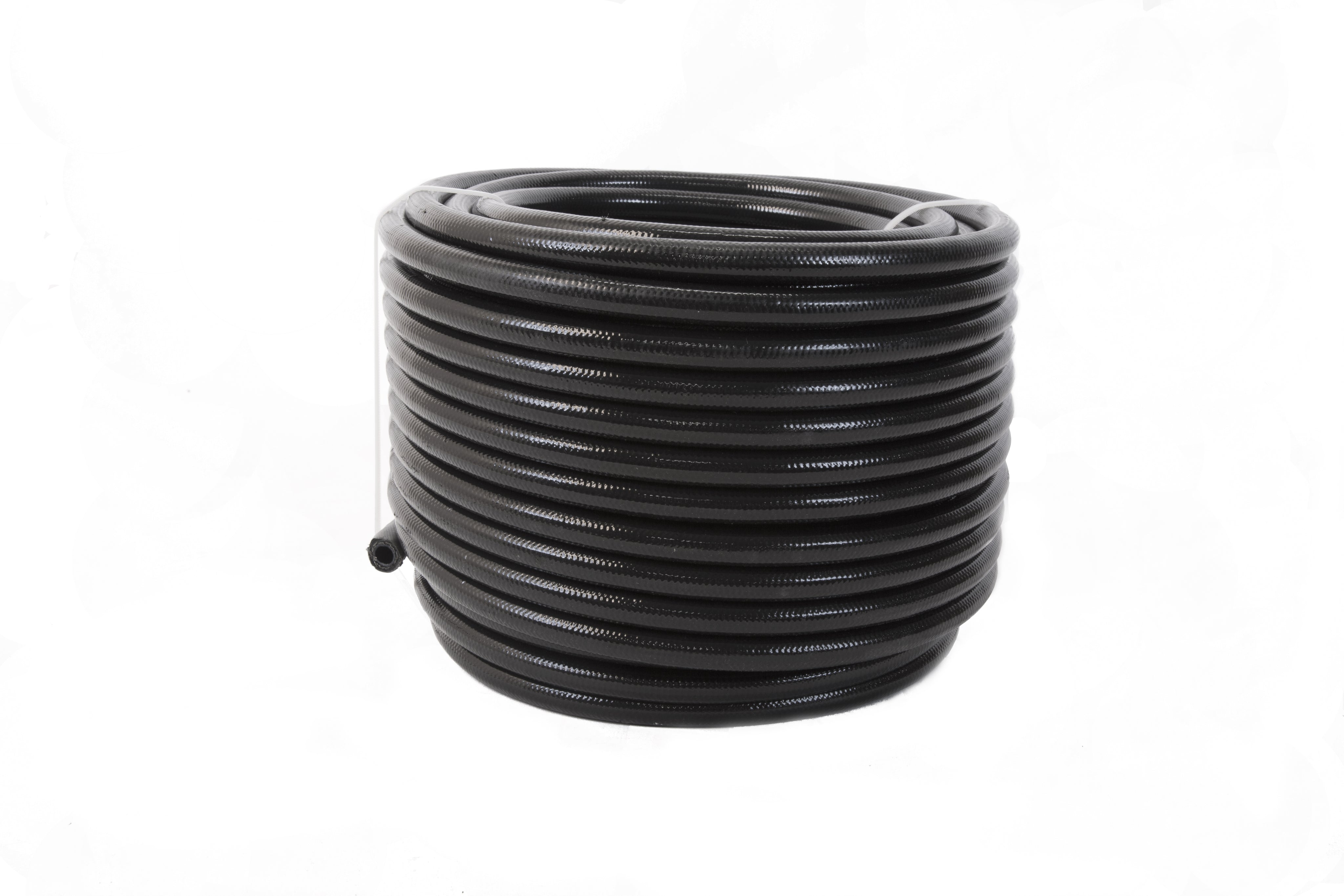 Aeromotive Braided Stainless / PTFE Hose - 10 AN - 16 ft - Black
