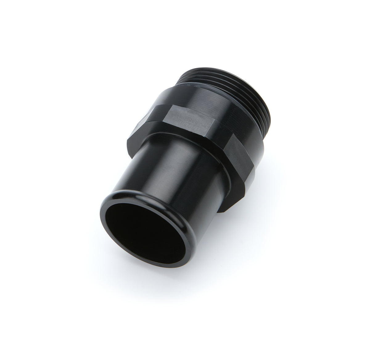 Aeromotive 20 AN Male O-Ring to 1-1/2 in Hose Barb Straight Adapter Fitting - Black