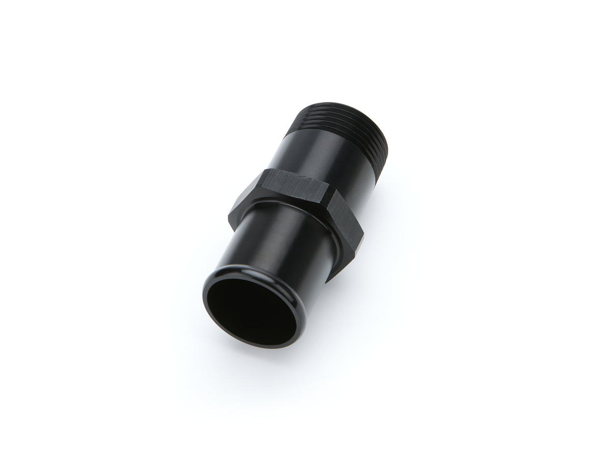 Aeromotive 1 in NPT Male to 1-1/4 in Hose Barb Straight Adapter Fitting - Black