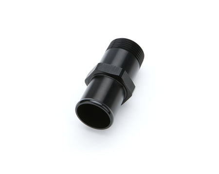 Aeromotive 1 in NPT Male to 1-1/4 in Hose Barb Straight Adapter Fitting - Black