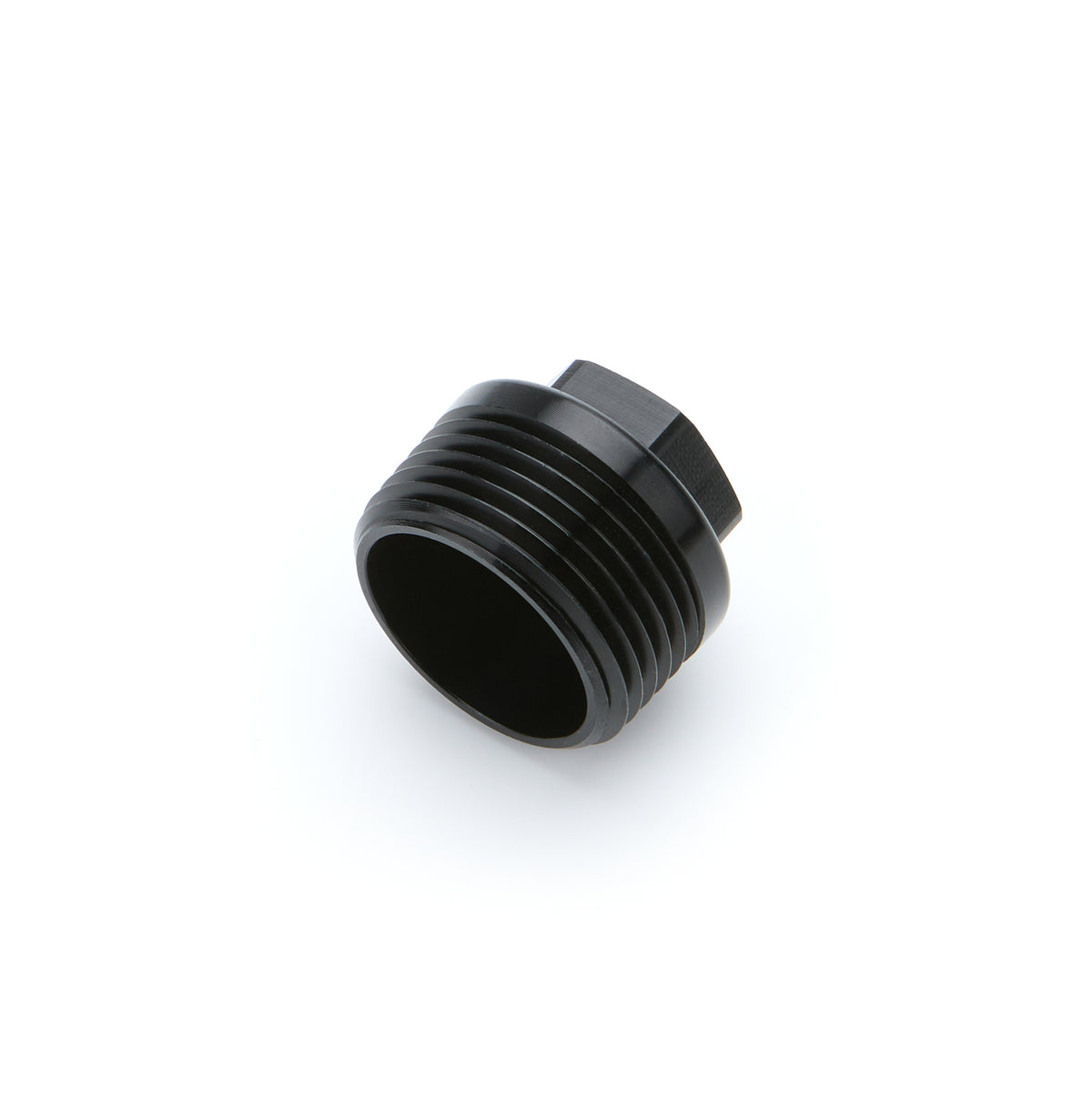 Aeromotive Aluminum 1 in NPT Hex Head Plug - Black