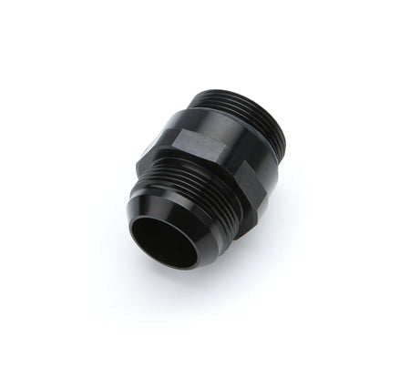 Aeromotive 20 AN Male to 20 AN Male O-Ring Straight Adapter Fitting - Black