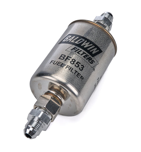 Aeromotive In-Line Fuel Filter - 25 Micron - Cellulose Element - 16 mm x 1.50 Female Inlet / Outlet - Zinc