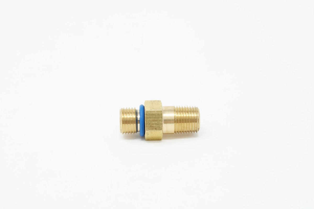 Aeromotive Legacy VaporWorx - 1/8 in NPT Male to 10 mm x 1.0 Male O-Ring Fitting - Brass