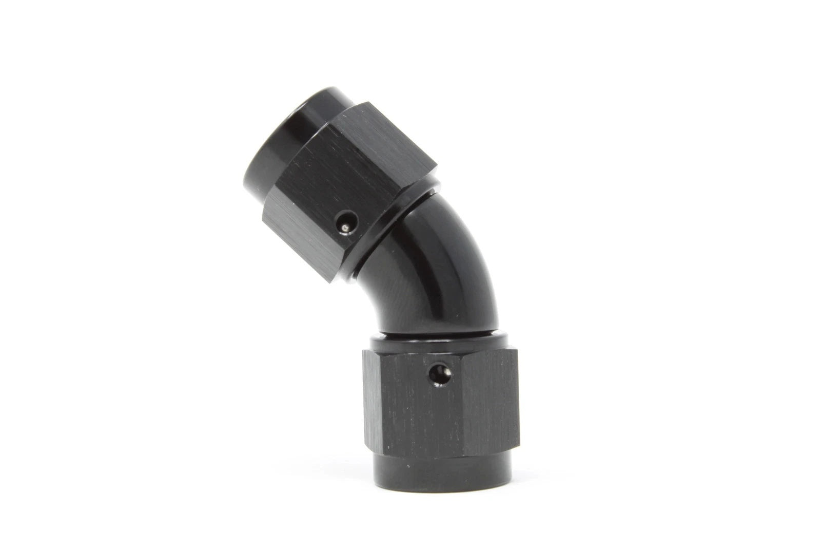 Aeromotive Legacy VaporWorx 45 Degree 6 AN Female to 6 AN Female Swivel Fitting - Black