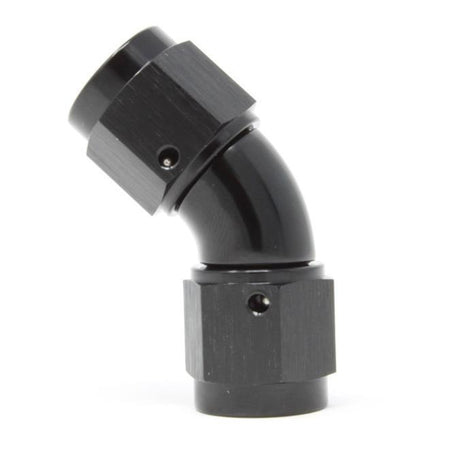 Aeromotive Legacy VaporWorx 45 Degree 8 AN Female to 8 AN Female Swivel Fitting - Black