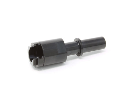 Aeromotive Legacy VaporWorx Straight 5/16 in Female Slip-In to 3/8 in Male O-Ring - 12 mm Hose Barb to 3/8 in Female Quick Disconnect Fuel Line Adapter - Black