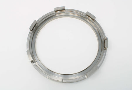Aeromotive Stainless Fuel Pump Mounting Ring - 6 in Diameter - 6.375 in Mounting Hole - Twist-Lock