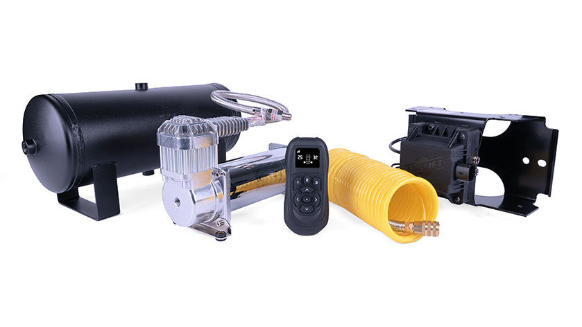Air Lift WirelessOne 2nd Generation Suspension Air Compressor - EZ Mount Bracket / Pressure Sensor / Remote Control