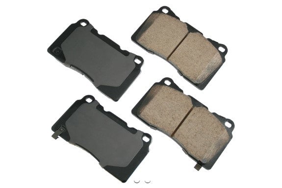 Akebono Brakes Pro ACT Ultra Premium Front Brake Pads - Various Applications (Set of 4)