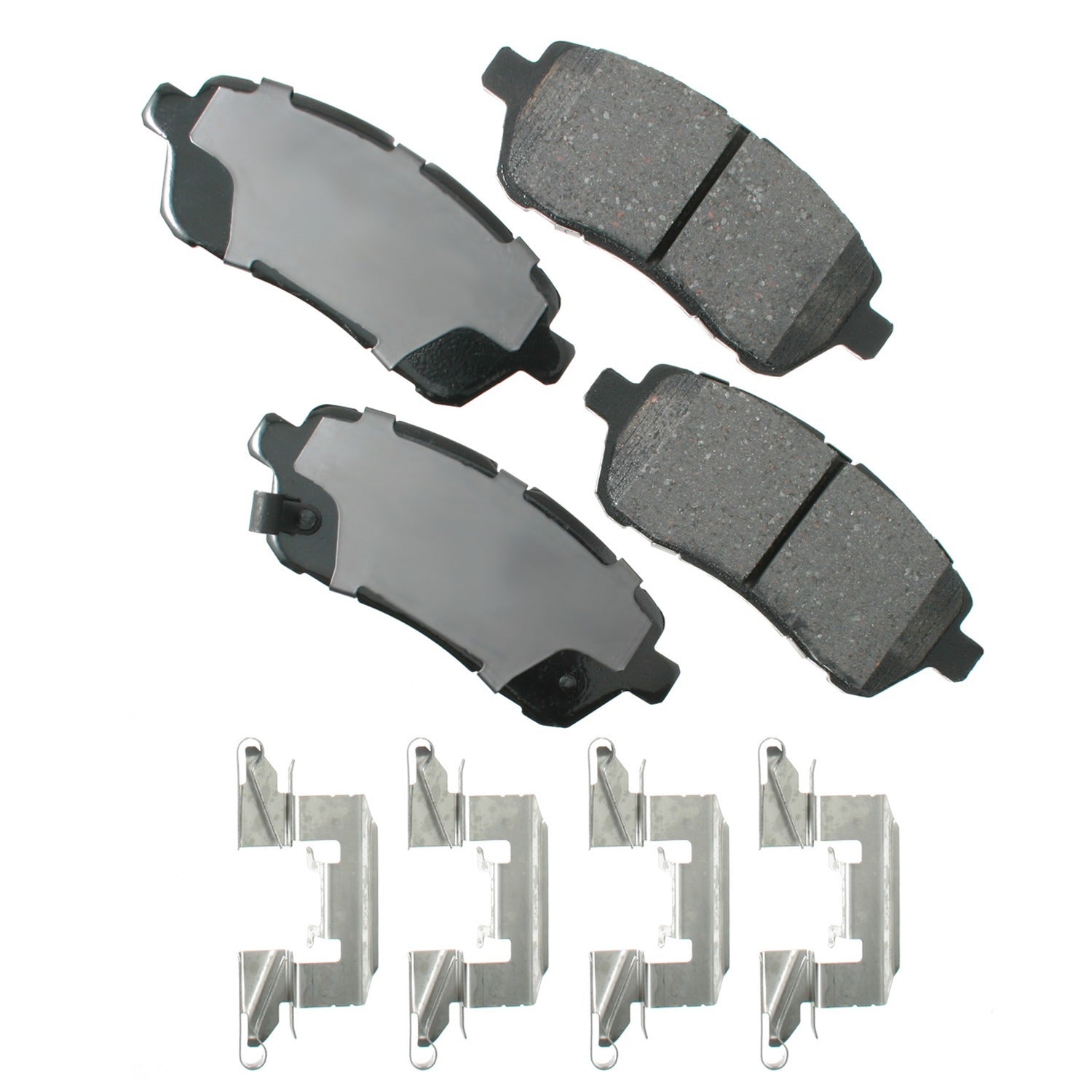 Akebono Brakes ProAct Ultra-Premium Front Brake Pads - Ford Fiesta 2011-19 / Mazda 2 2011-14