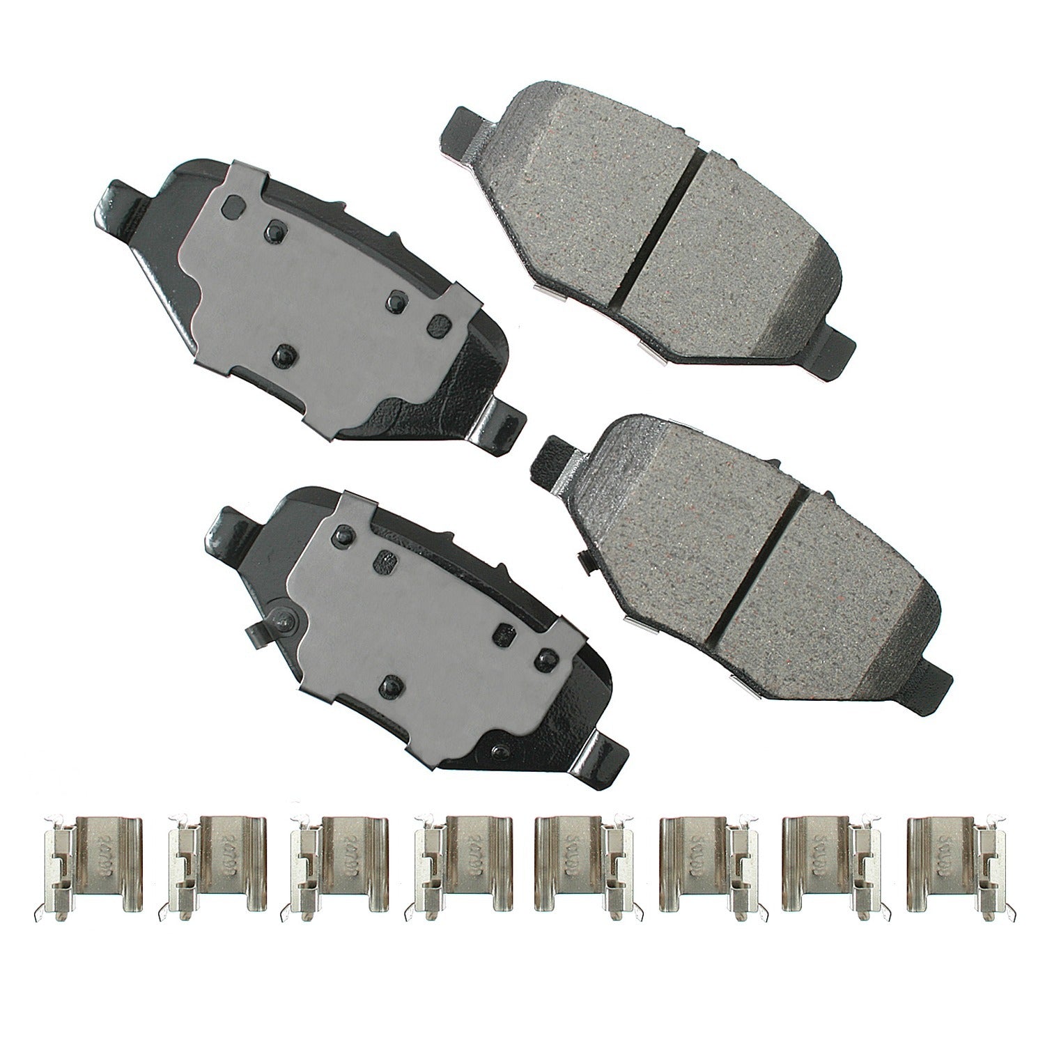 Akebono Brakes ProACT Ultra-Premium Rear Brake Pads - Mopar Minivan 2012-16