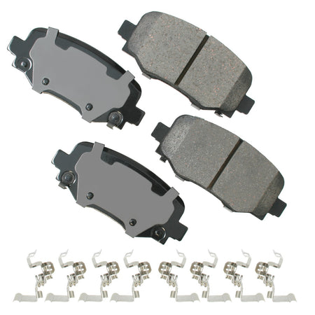 Akebono Brakes ProAct Ultra-Premium Rear Brake Pads - Chrysler 200 2015-17 / Jeep Cherokee 2014-19