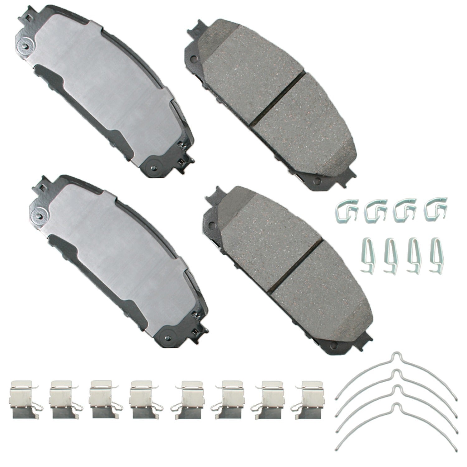 Akebono Brakes ProAct Ultra-Premium Front Brake Pads - Jeep Cherokee 2014-19