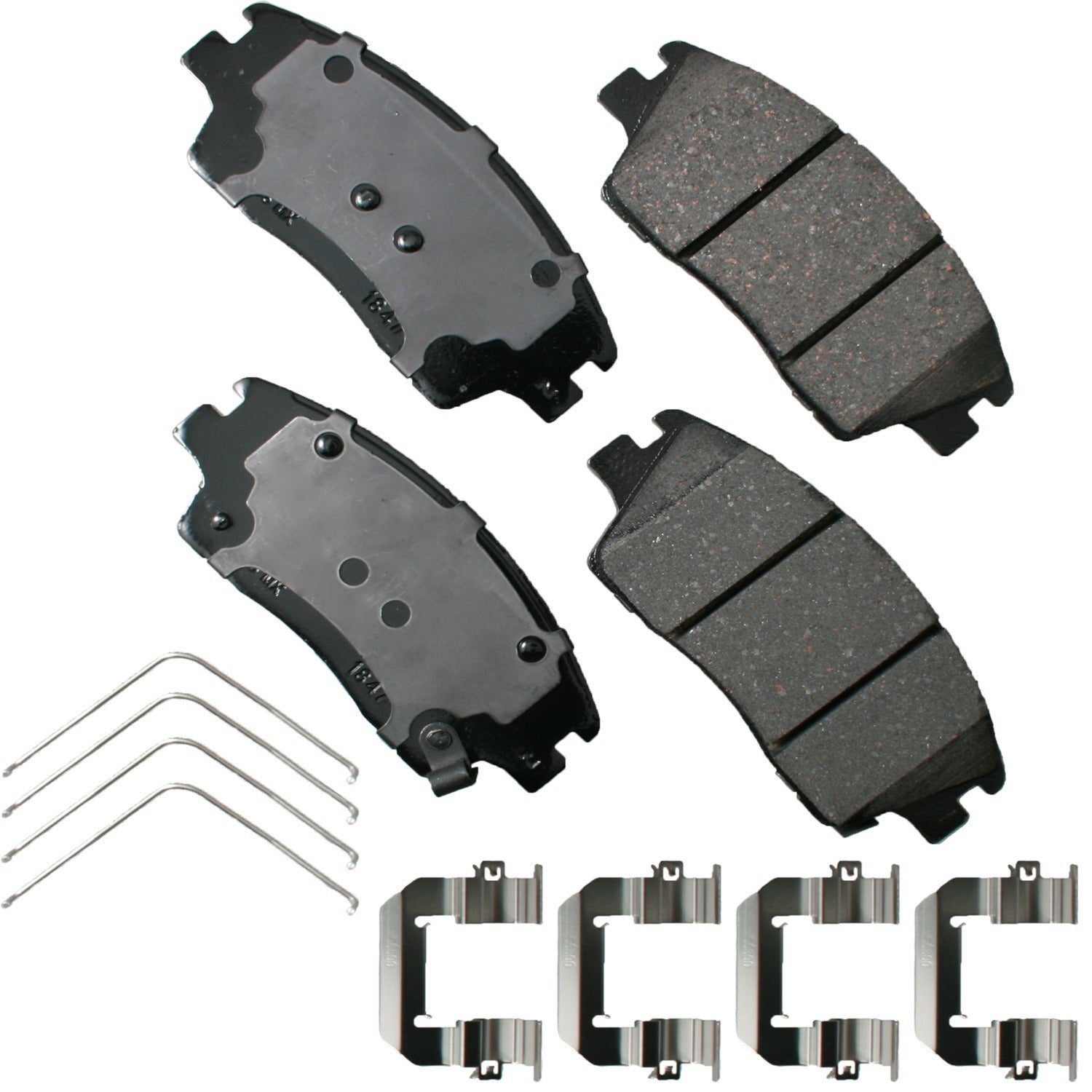 Akebono Brakes ProAct Ultra-Premium Front Brake Pads - Hyundai Elantra / Tucson 2017-18 / Kia Sportage 2016-19