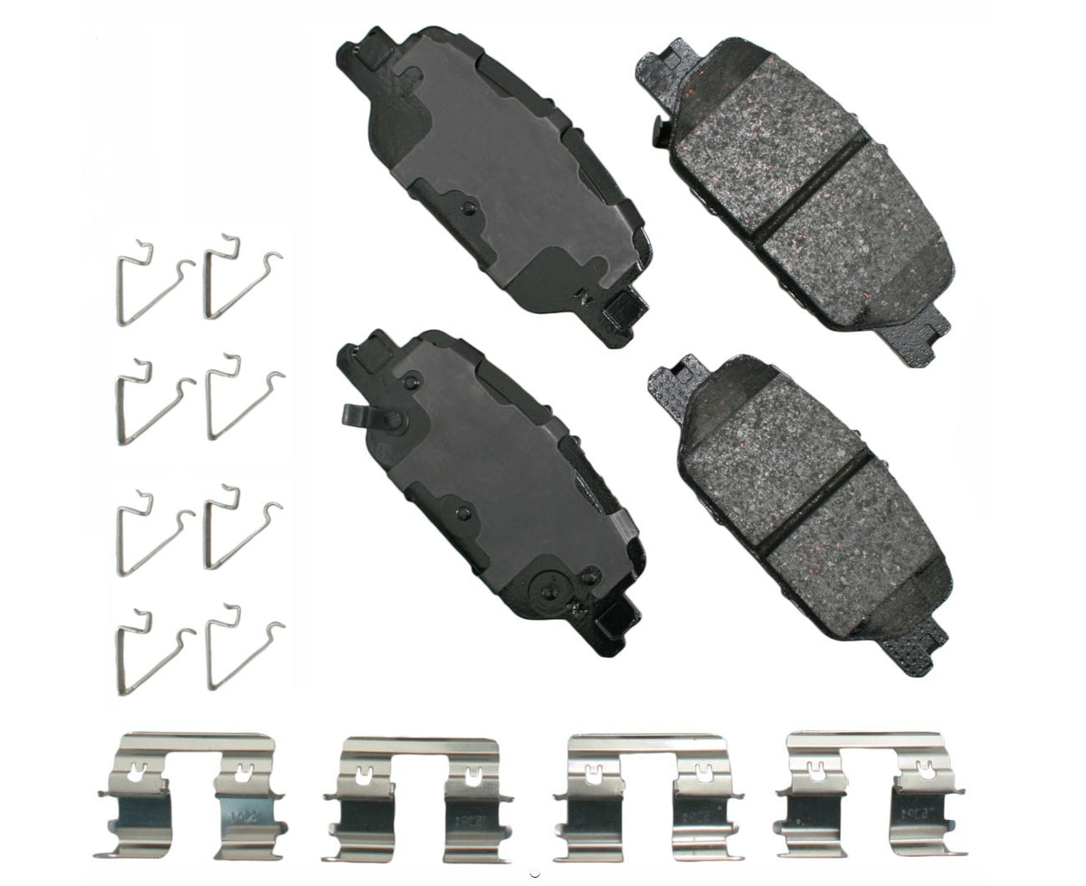 Akebono Brakes ProAct Ultra-Premium Rear Brake Pads - Honda CR-V 2017-19