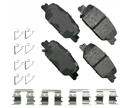 Akebono Brakes ProAct Ultra-Premium Rear Brake Pads - Honda CR-V 2017-19