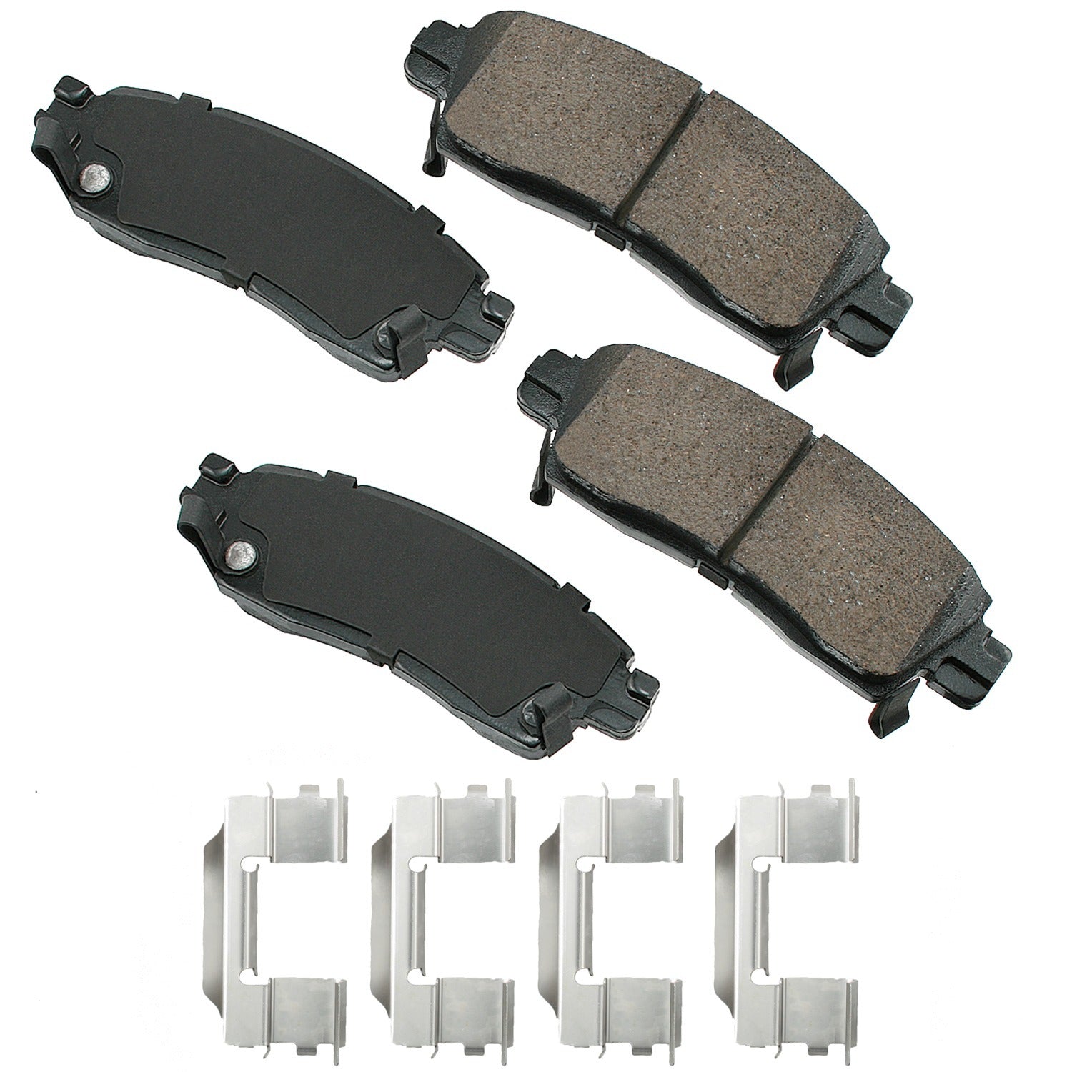 Akebono Brakes ProACT Rear Brake Pads - Cadillac / Chevrolet / Buick / GMC 2002-2017