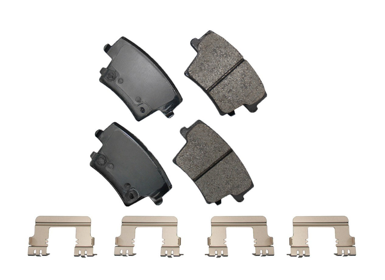 Akebono Brakes Severe Duty Rear Brake Pads - Dodge Charger 2006-20 (Set of 4)