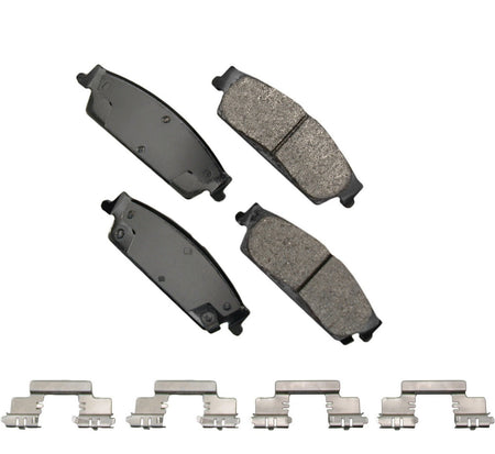 Akebono Brakes Severe Duty Rear Brake Pads - GM Fullsize SUV 2007-14 (Set of 4)