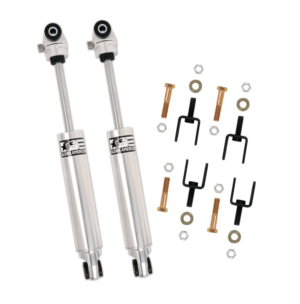 Aldan American TruLine Series Single Adjustable Twintube Aluminum Shock - Single Adjustable - Rear - Mercury Cougar 1964-73 (Pair)