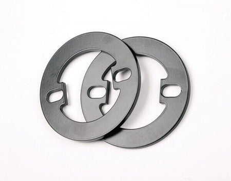 Aldan American Bolt On Front Coil-Over Lower Support Plates - Black - GM Style (Pair)
