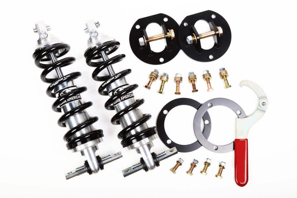 Aldan American Phantom Series Single Adjustable Front Coil-Over Shock Kit - 550 lb. - Ford Mustang 1964-73 (Pair)