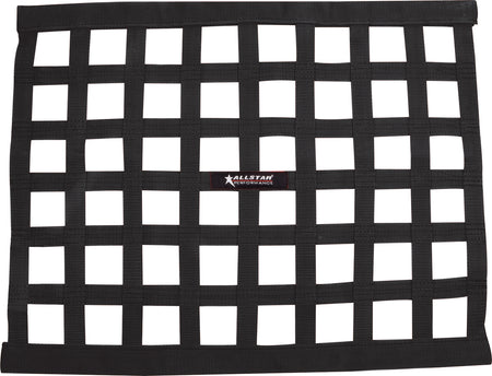 Allstar Performance 18 x 24 in Window Net - Rectangle - 1 in Webbing - Black