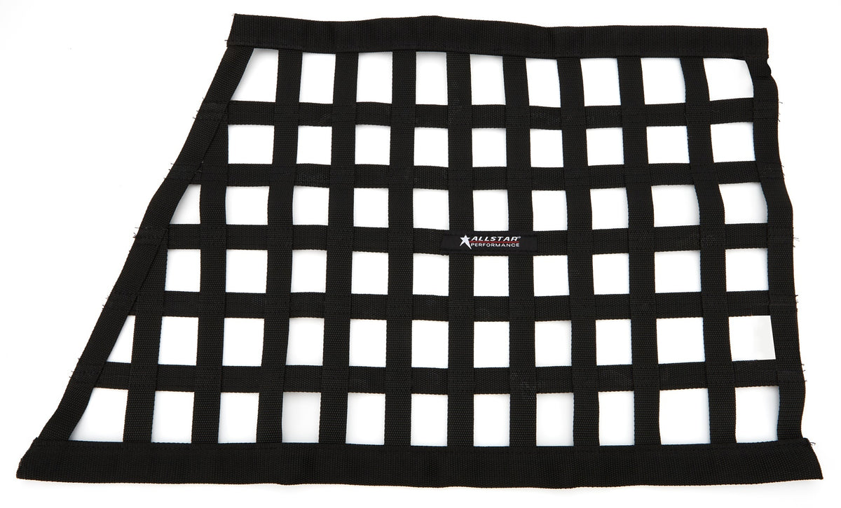 Allstar Performance 18 x 29 x 22 in Window Net - Trapezoid - 1 in Webbing - Black