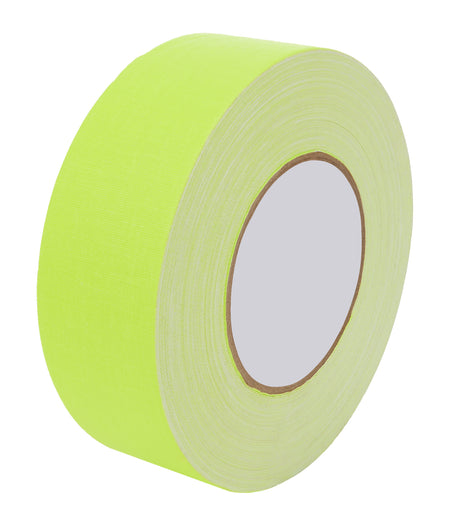 ISC Racers Tape Gaffers Tape - 150 ft Long - 2 in Wide - Fluorescent Yellow