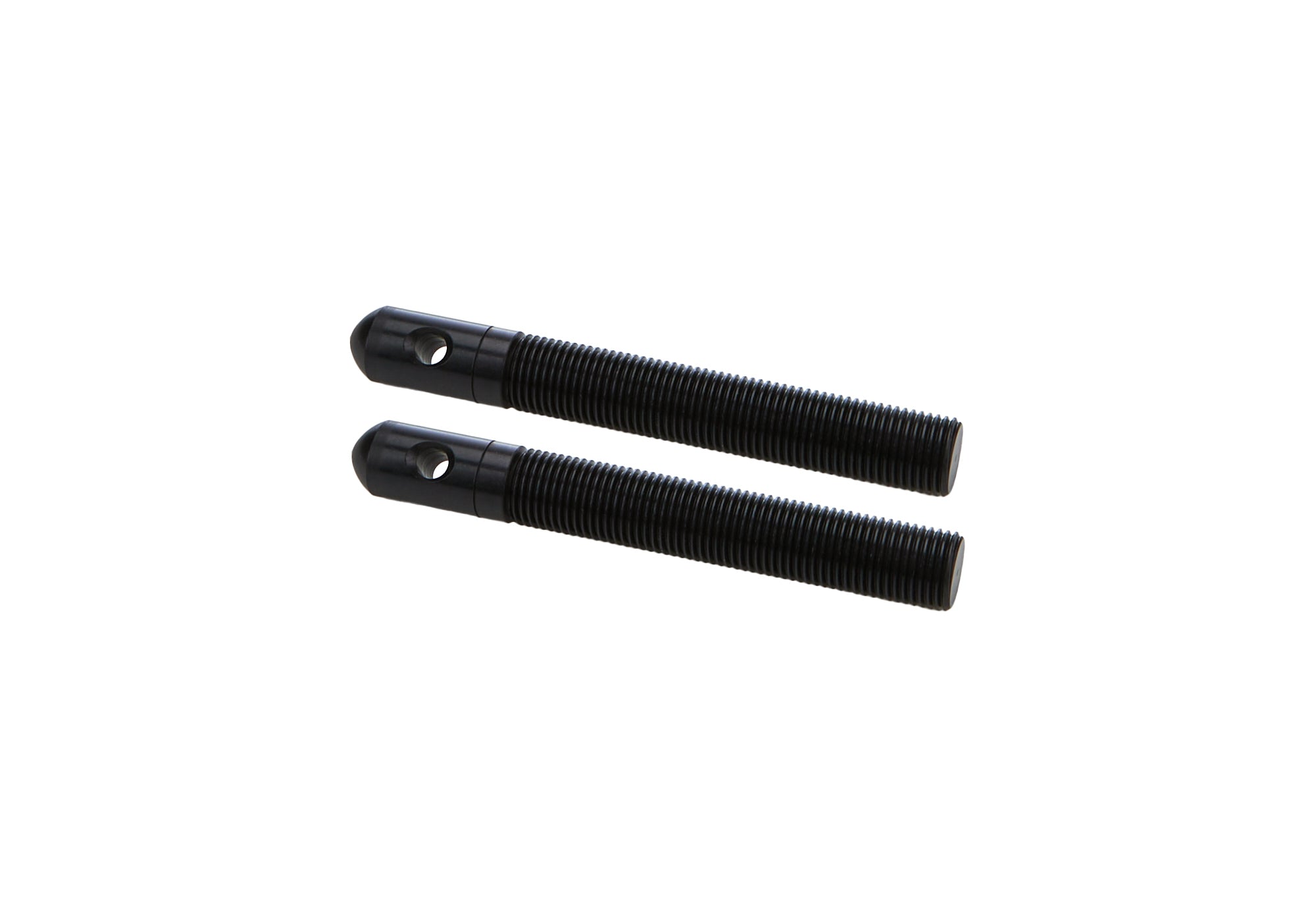 Allstar Performance Aluminum Hood Pin - 0.5 in OD x 4 in Long - Black (Pair)
