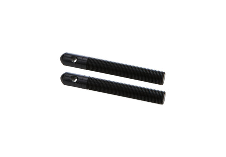 Allstar Performance Aluminum Hood Pin - 0.5 in OD x 4 in Long - Black (Pair)