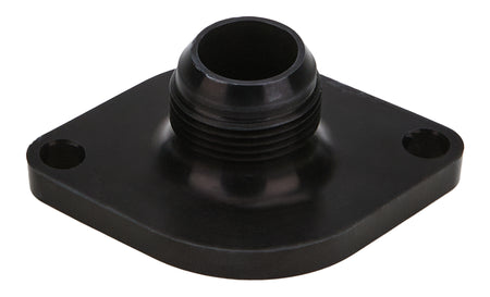 Allstar Performance Straight Water Neck - 16 AN Male Inlet - O-Ring - Black - Chevy V8