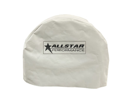 Allstar Performance Tire Cover - 14 in Wide Tires - Canvas - White - Open Wheel Cars