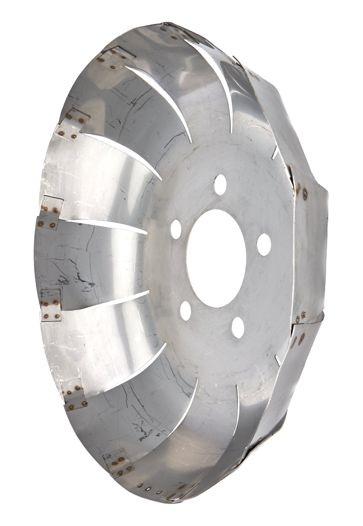 Allstar Performance Left Rear Stainless Inner Mud Shield - Bolt-On - 5 x 5 hubs - 15 in Wheels
